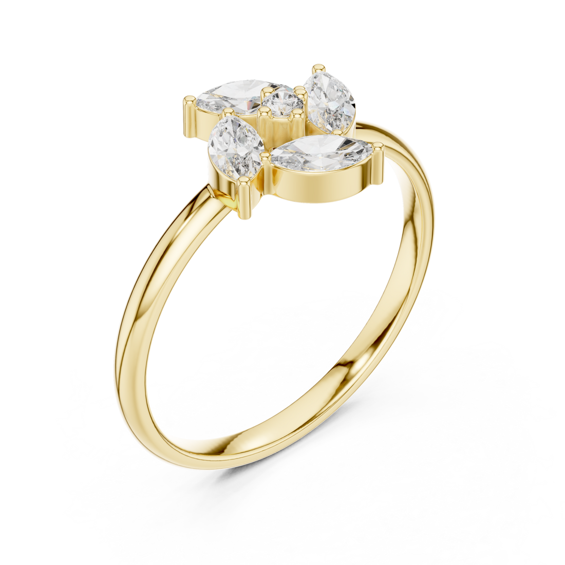 Gold Eternal Whisper Radiance Band Right View