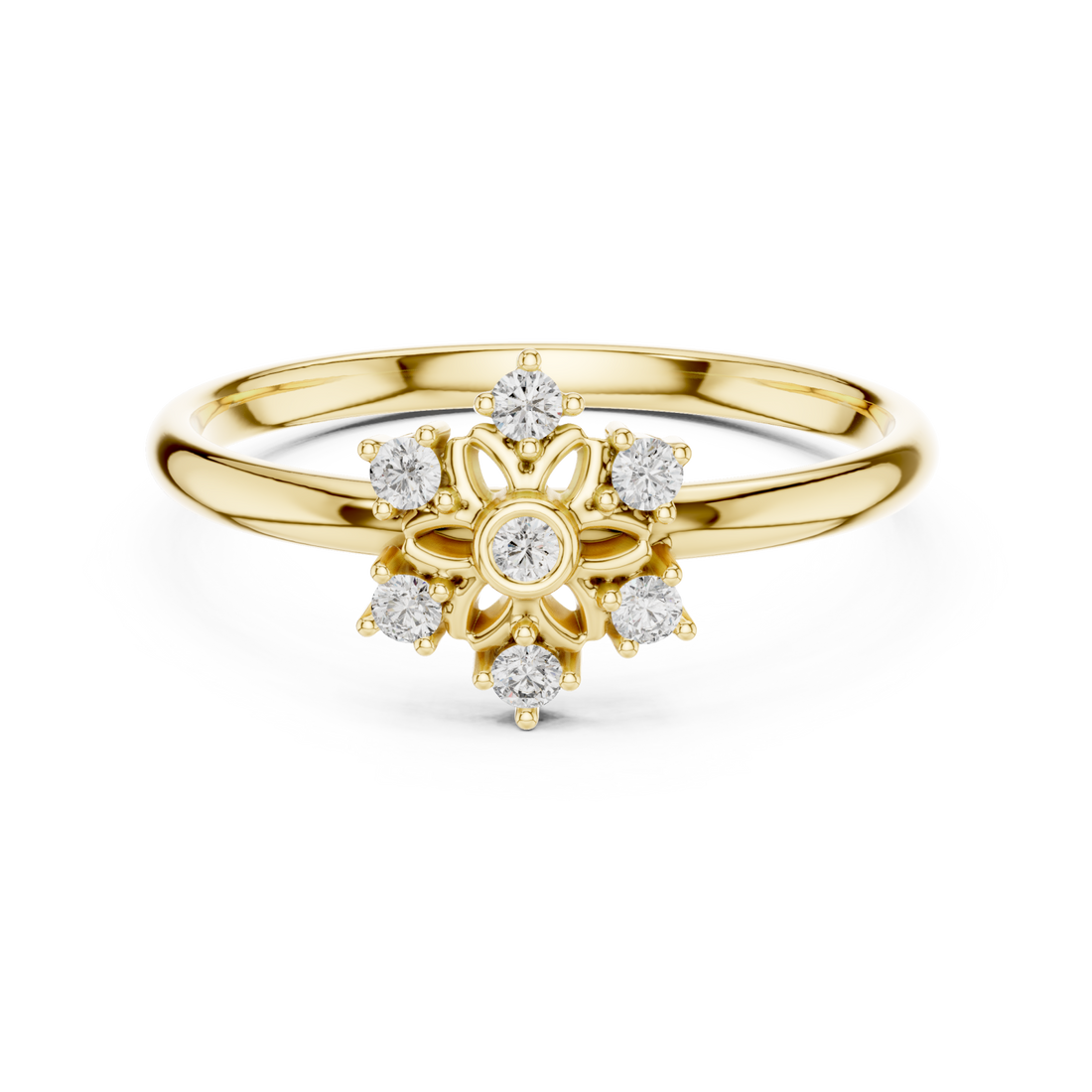 Gold Eternal Radiance Solitaire Right View