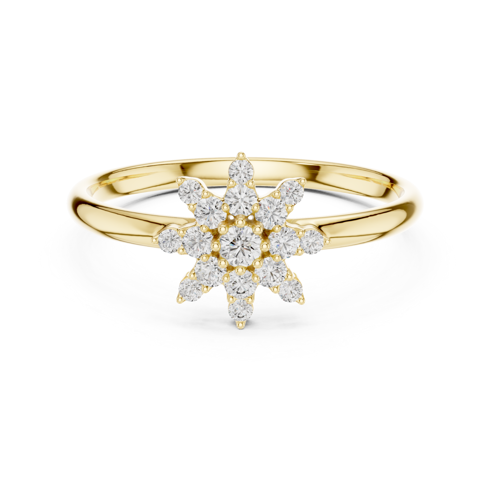  Gold Forever Twinkle Harmony Ring Front View