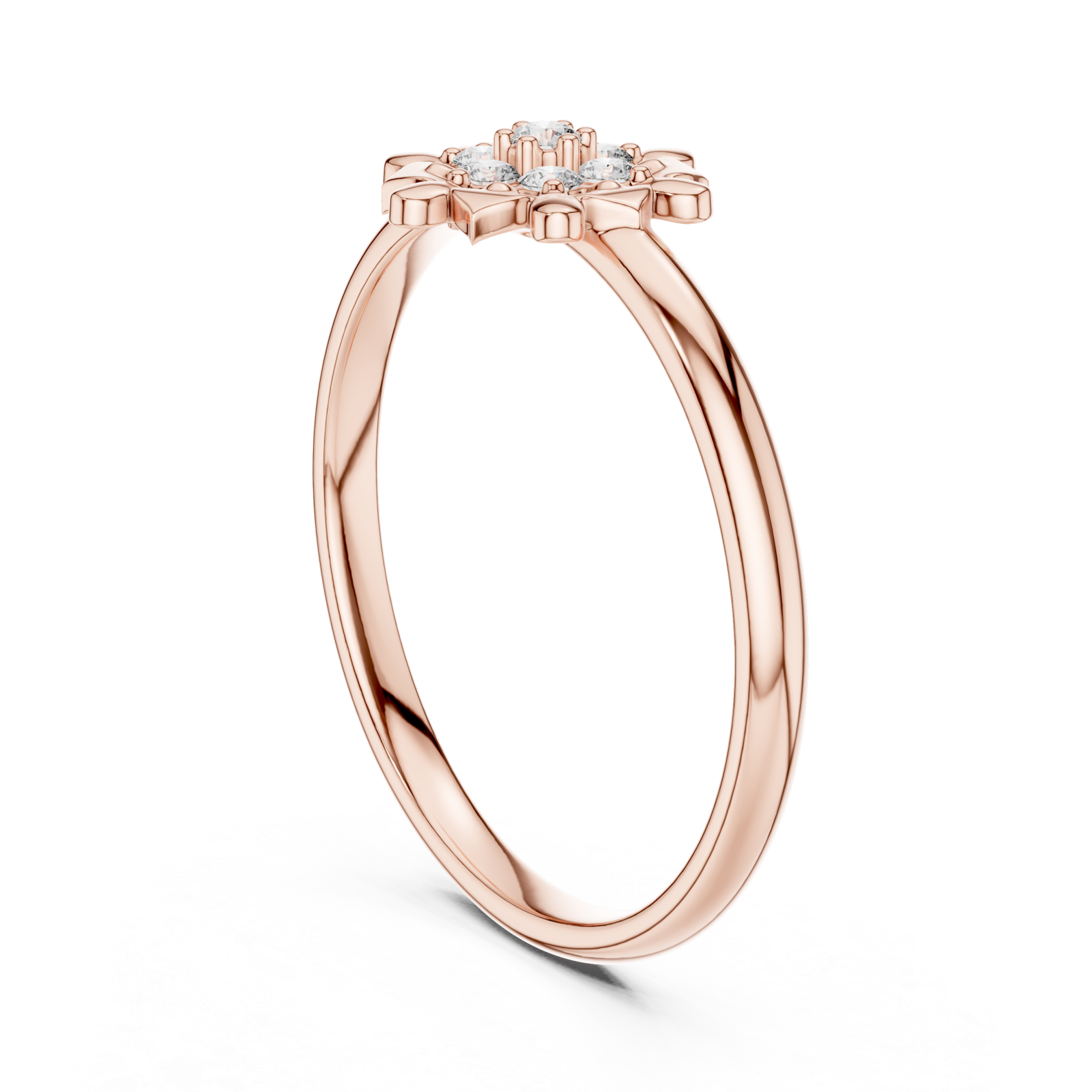  Rose Gold Radiant Petal Glow Left View