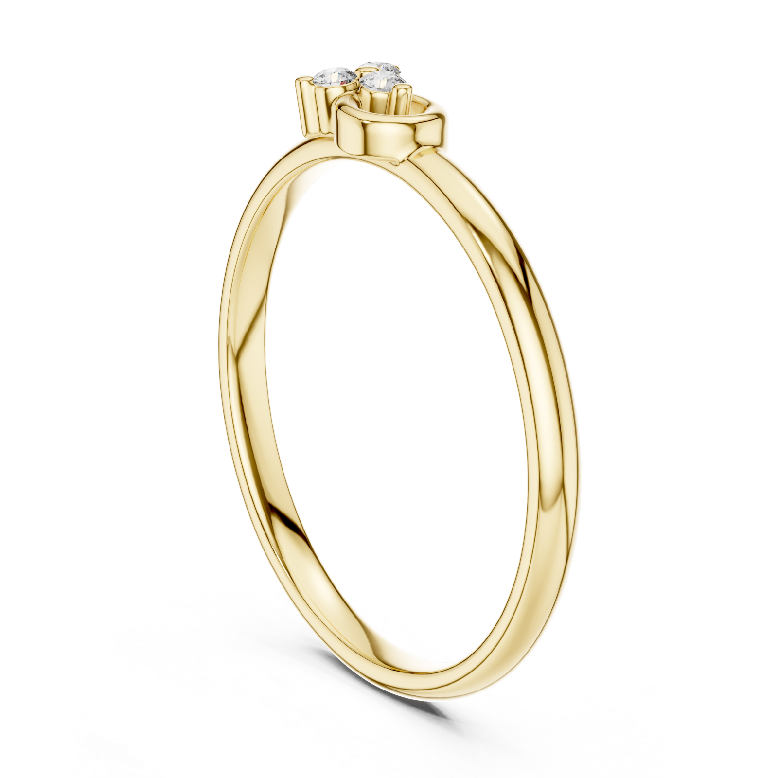  Gold Pure Grace Radiant Bloom Cocktail Ring Left View