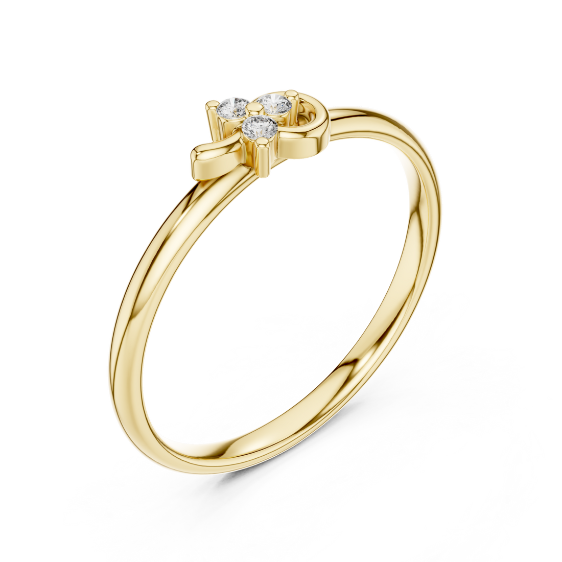 Gold Pure Grace Radiant Bloom Cocktail Ring Right View