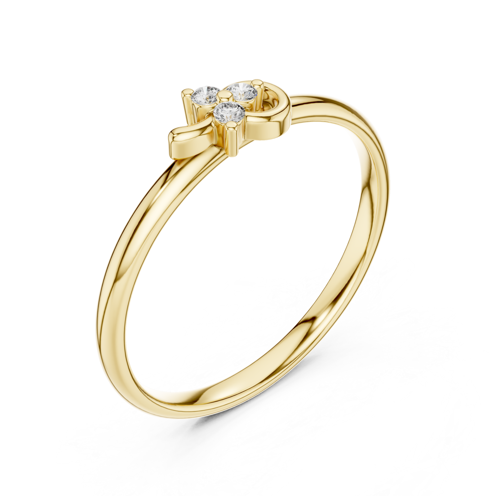 Gold Pure Grace Radiant Bloom Cocktail Ring Right View