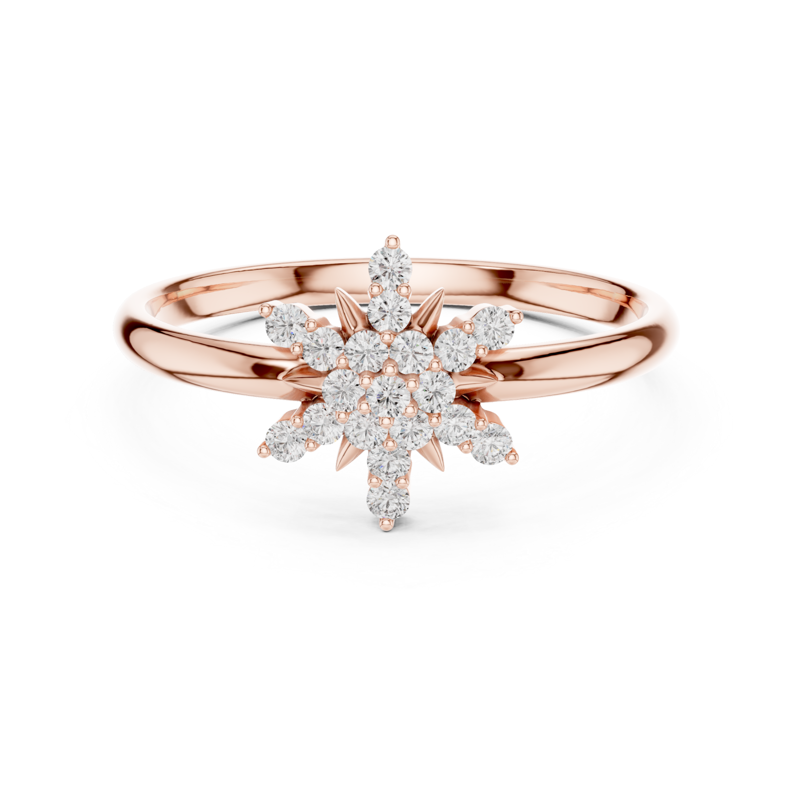  Rose Gold Twilight Frost Halo Front View
