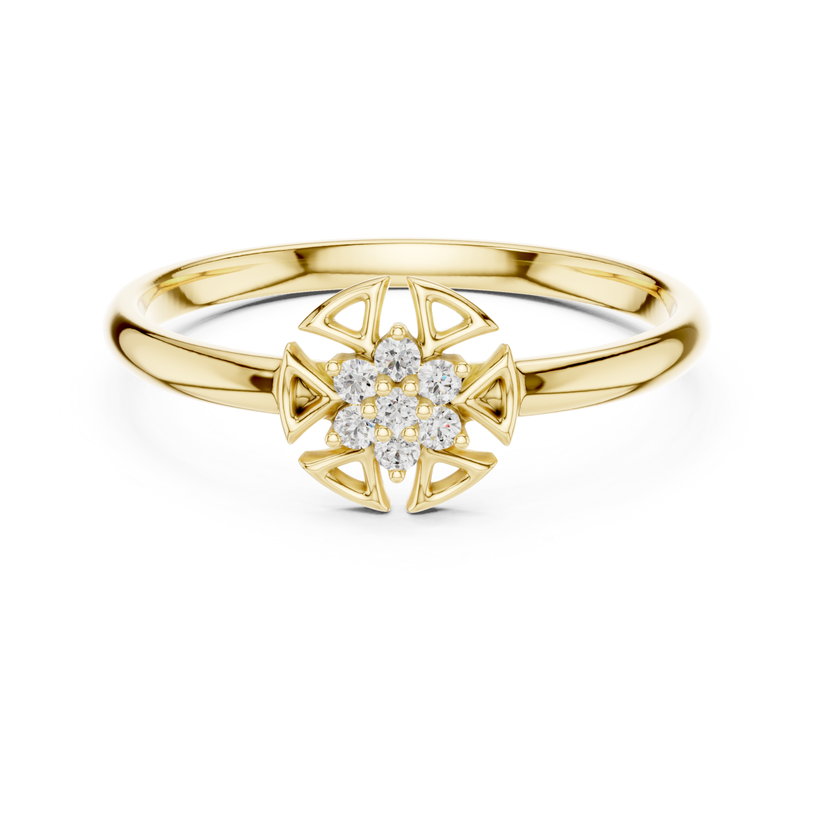 Petal Crest Ring