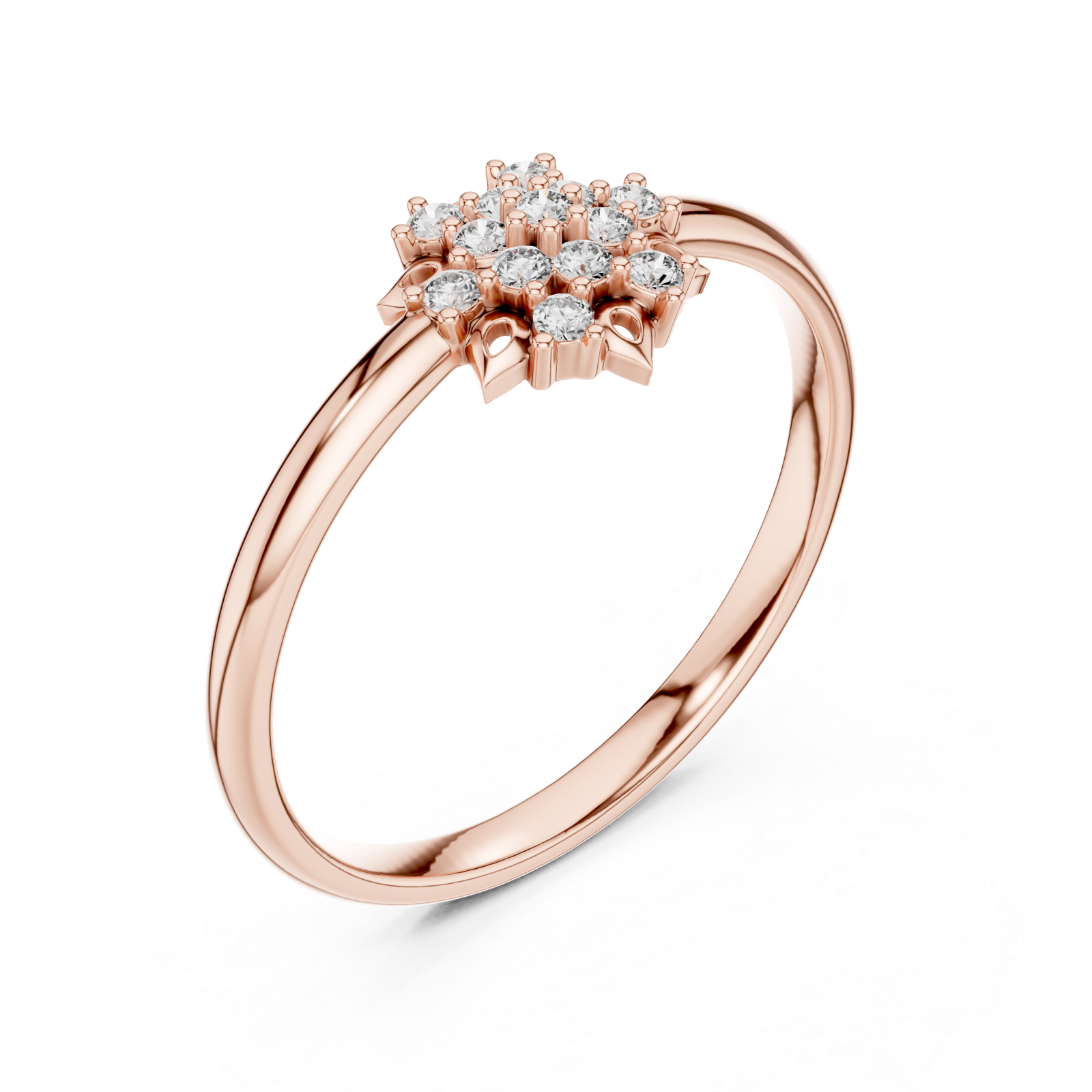 Fleur Cluster Ring