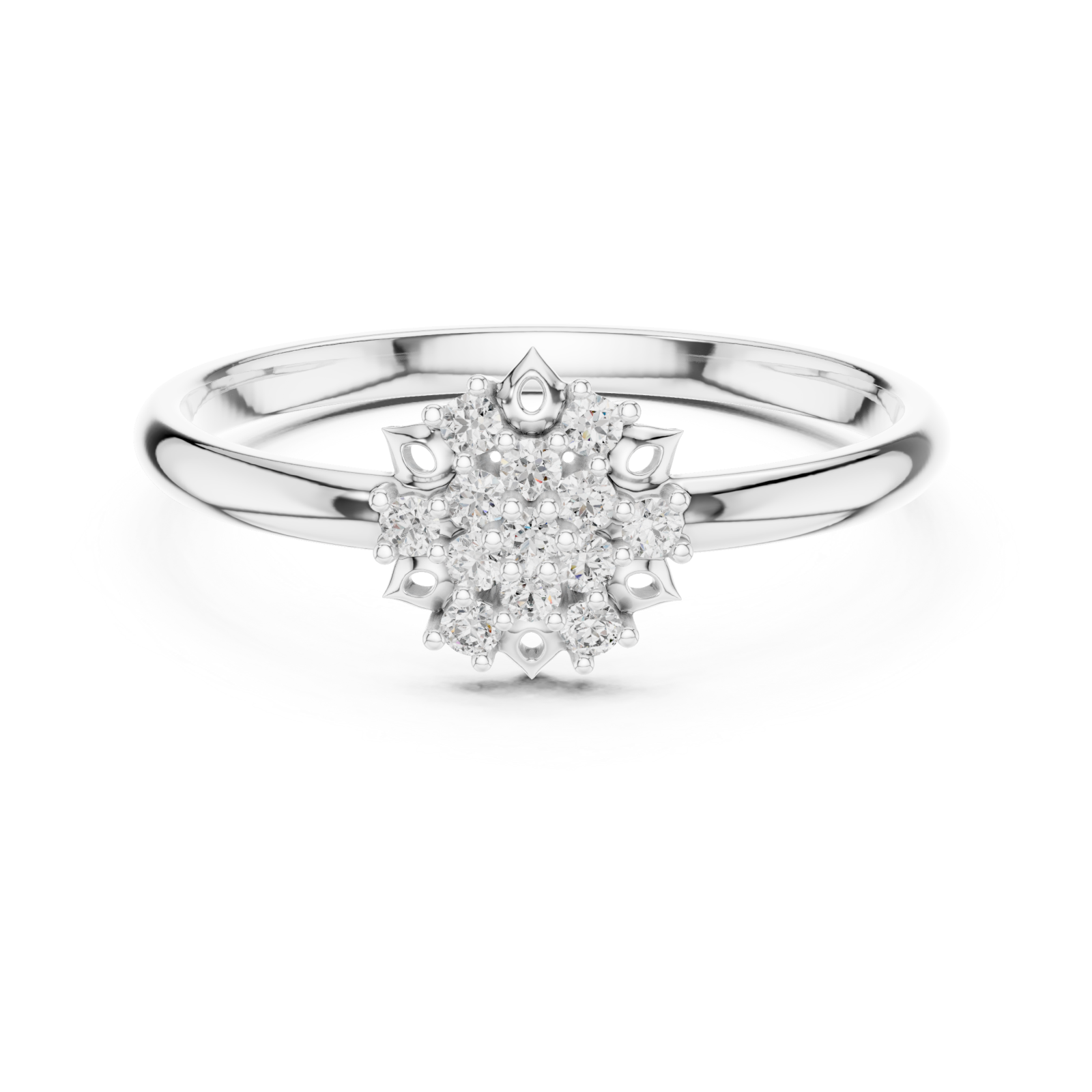 Fleur Cluster Ring