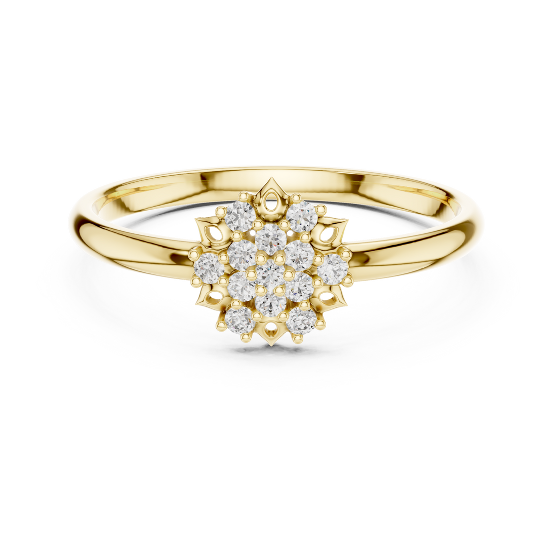 Fleur Cluster Ring