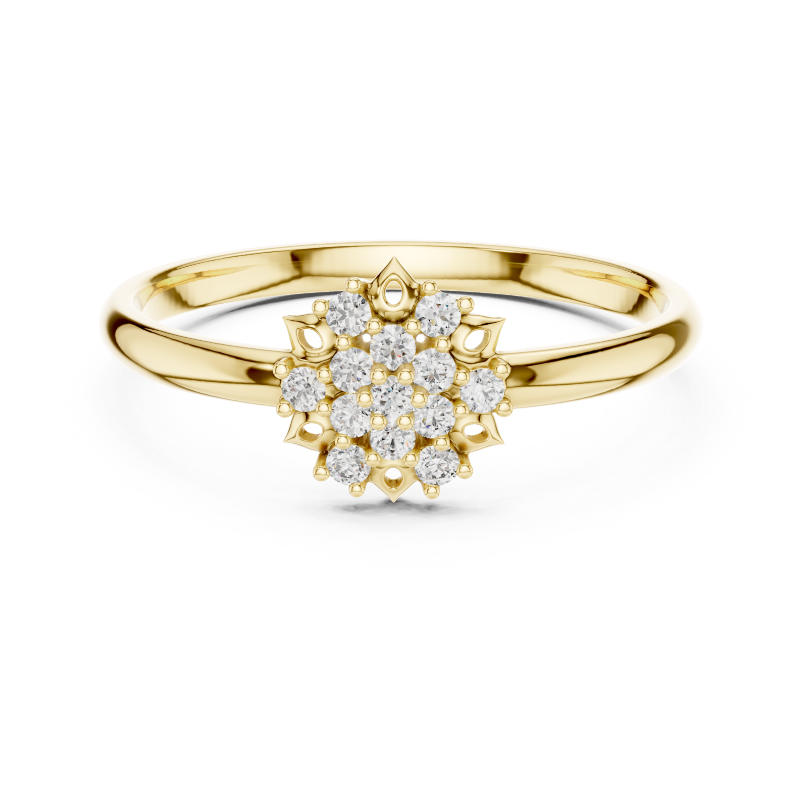 Fleur Cluster Ring