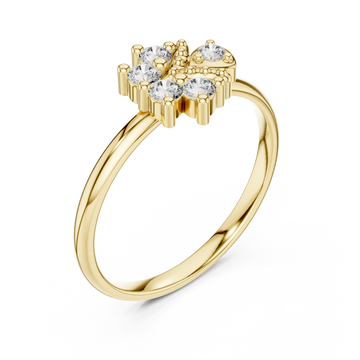 Gold Opal Whisper Ring Right View