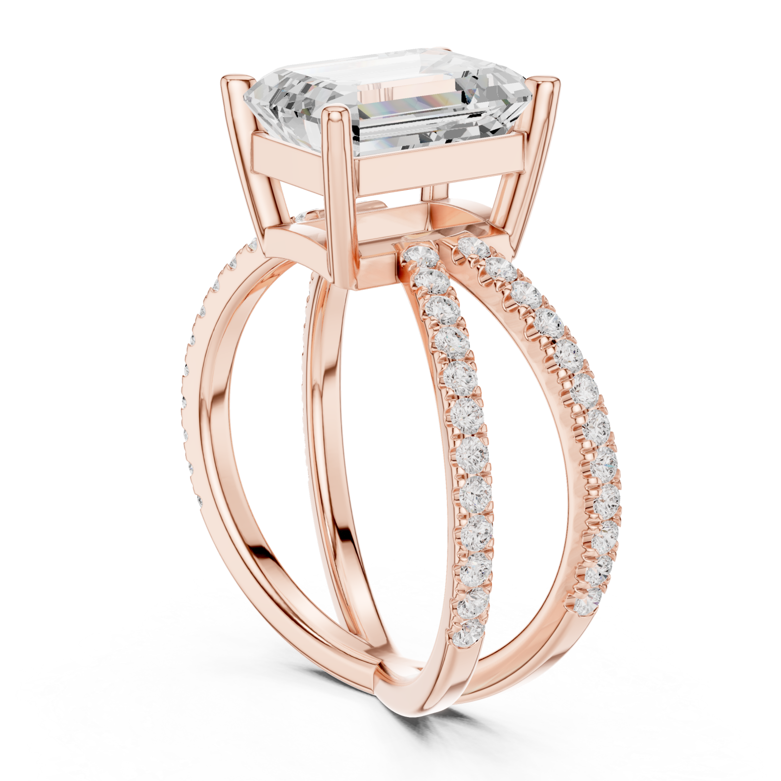  Rose Gold Twilight Harmony Crossover Gala Band Left View