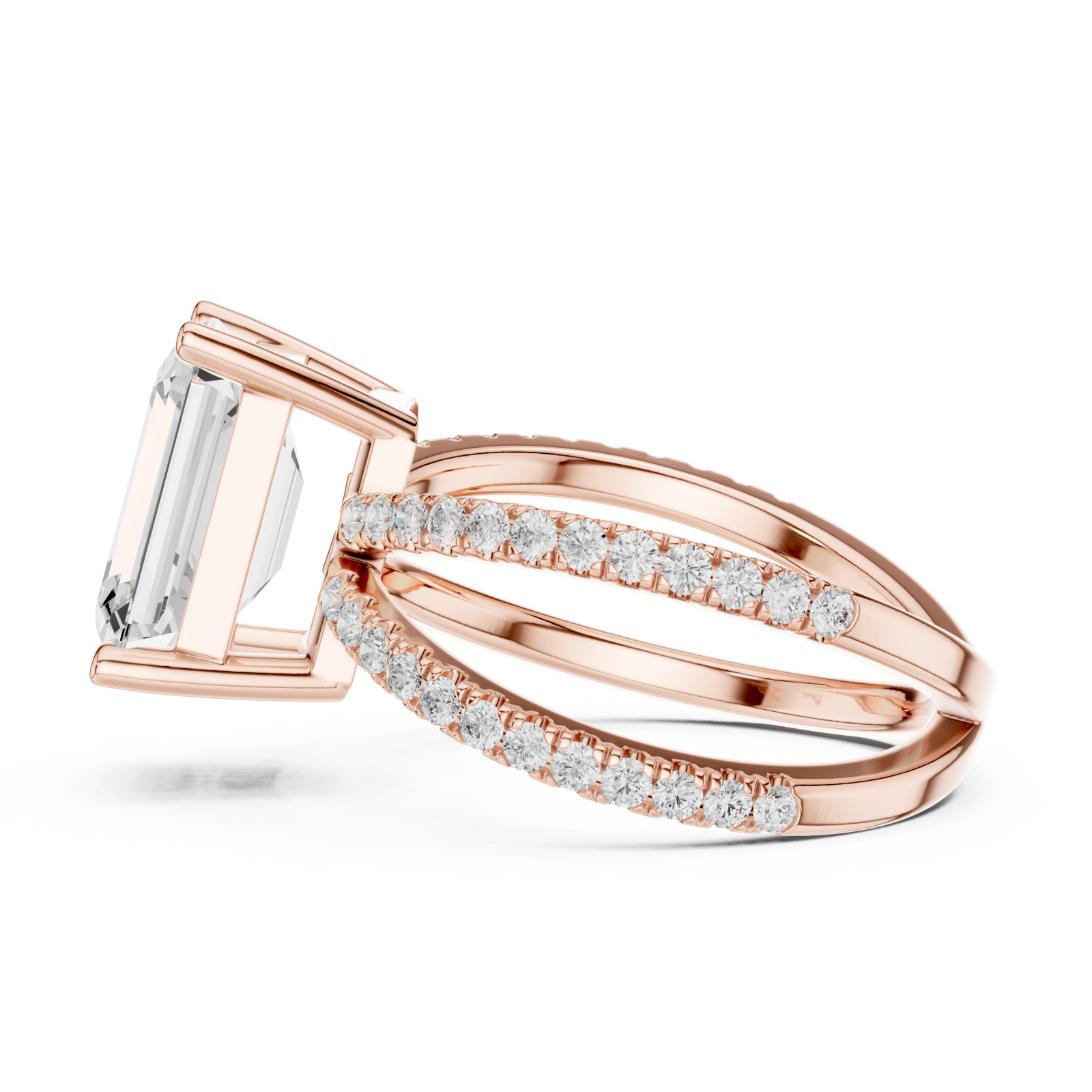  Rose Gold Twilight Harmony Crossover Gala Band Side View