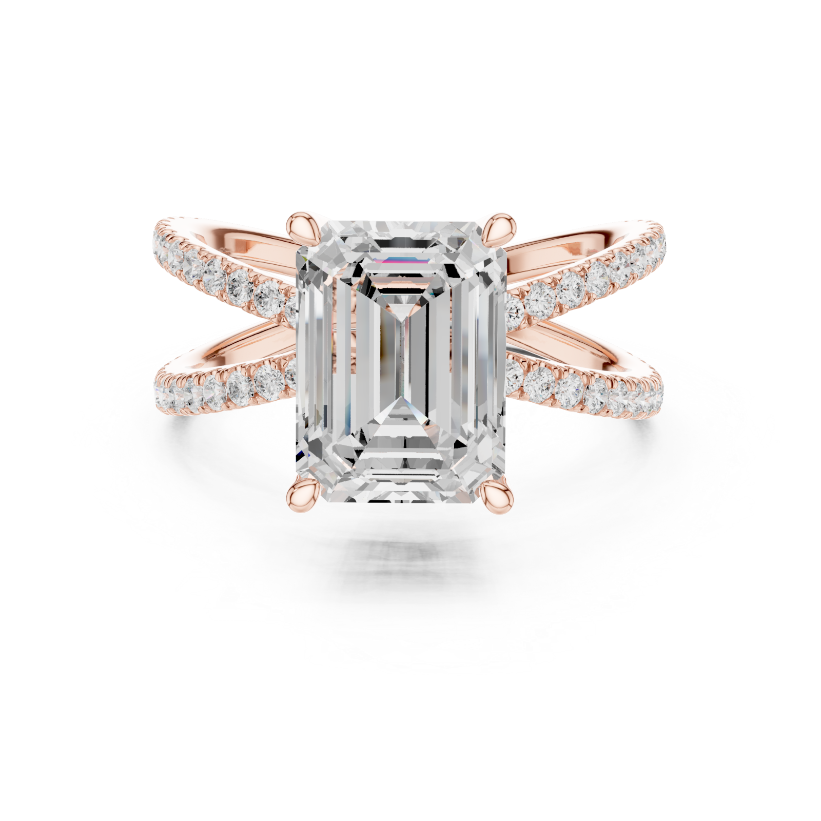  Rose Gold Twilight Harmony Crossover Gala Band Front View