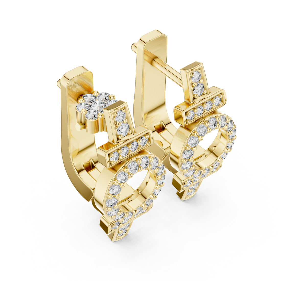 Gold Twilight Petal Sparkle Bracelet Right View