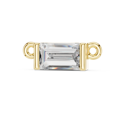 Gold Serene Edge Pendant Right View