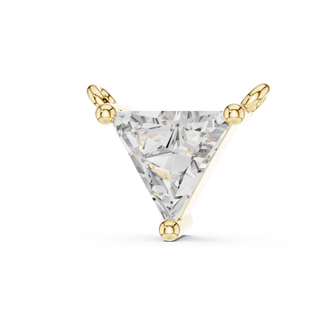 Gold Celestial Trillion Harmony Pendant Right View