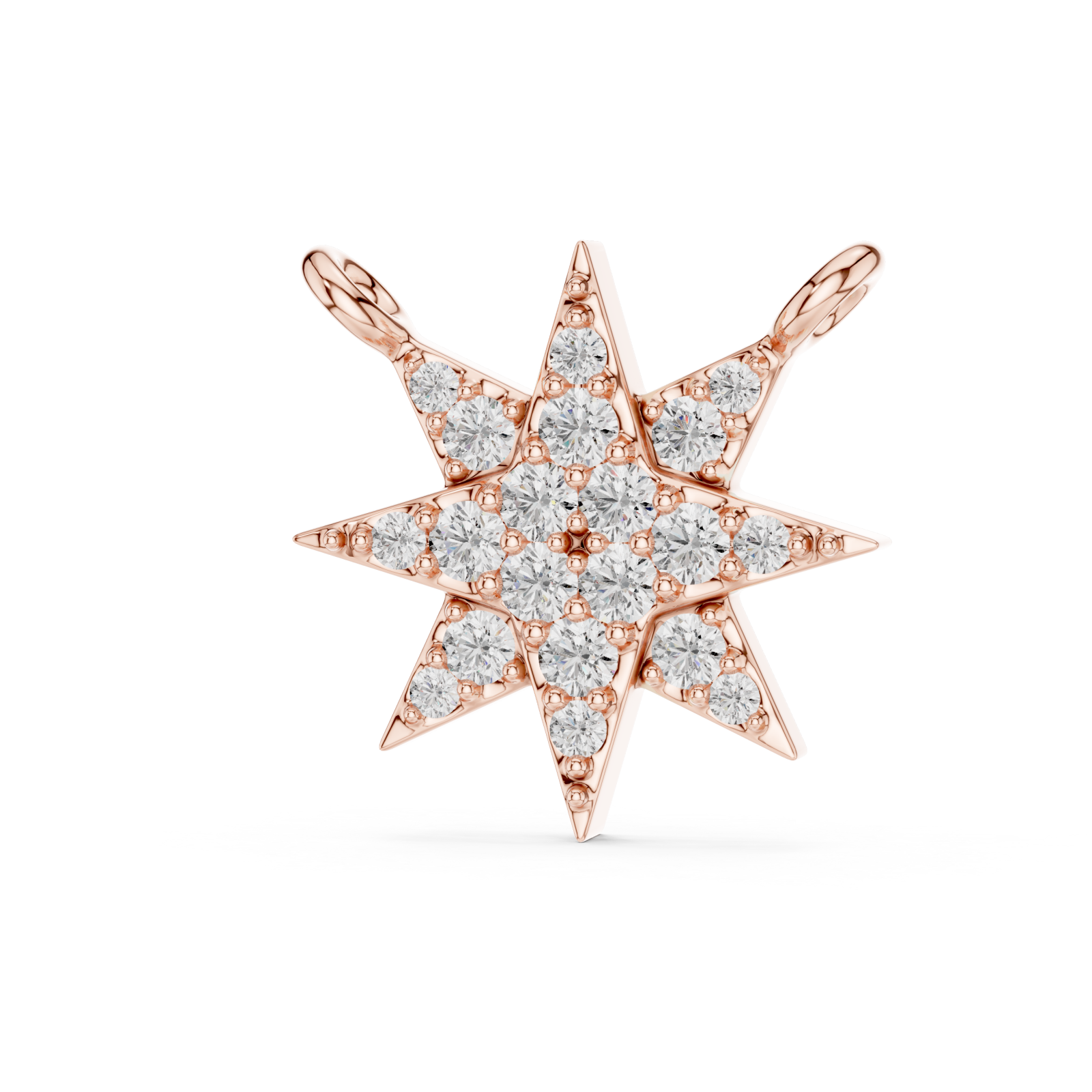  Rose Gold Northern Spark Pendant Right View