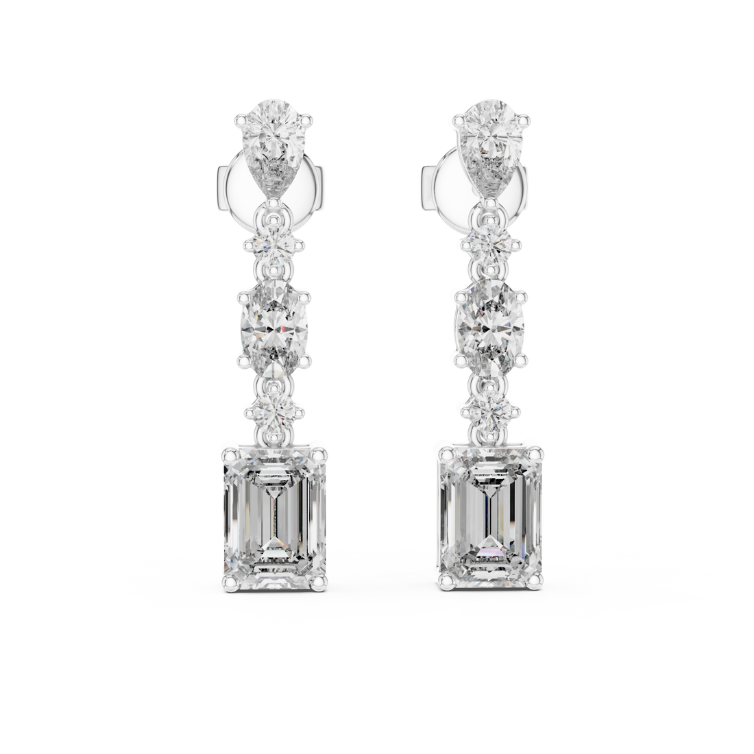  White Gold Celestial Echo Silhouette Drops Right View