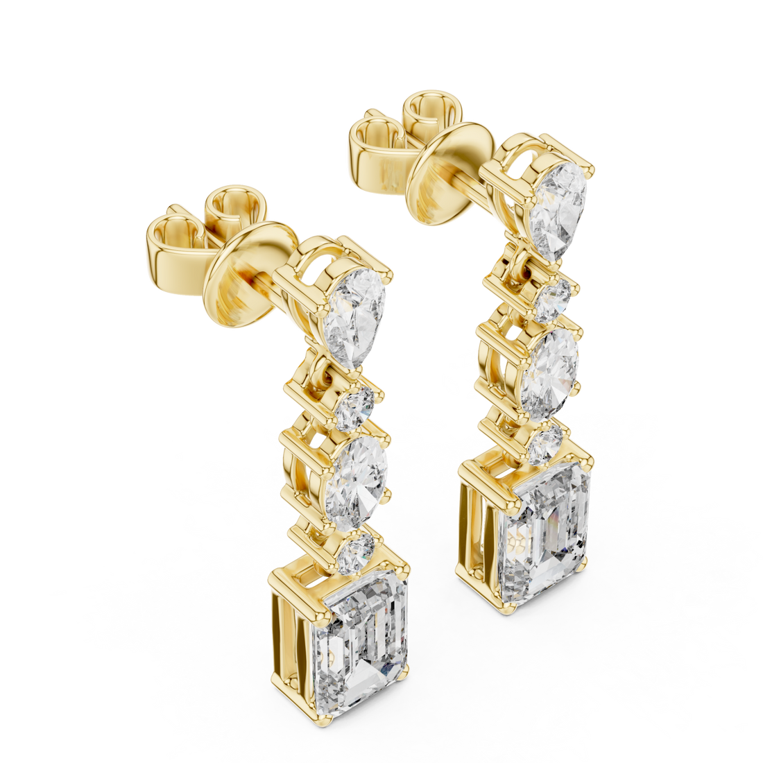 Gold Celestial Echo Silhouette Drops Right View