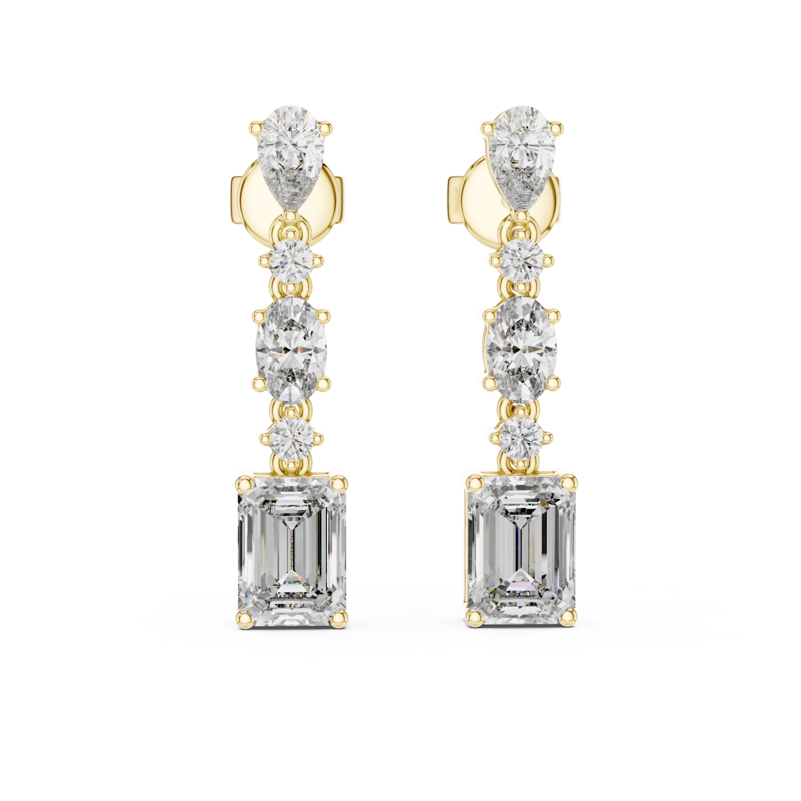  Gold Celestial Echo Silhouette Drops Front View