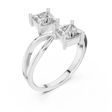  White Gold Infinite Vow Embrace Affinity Duo Band Right View