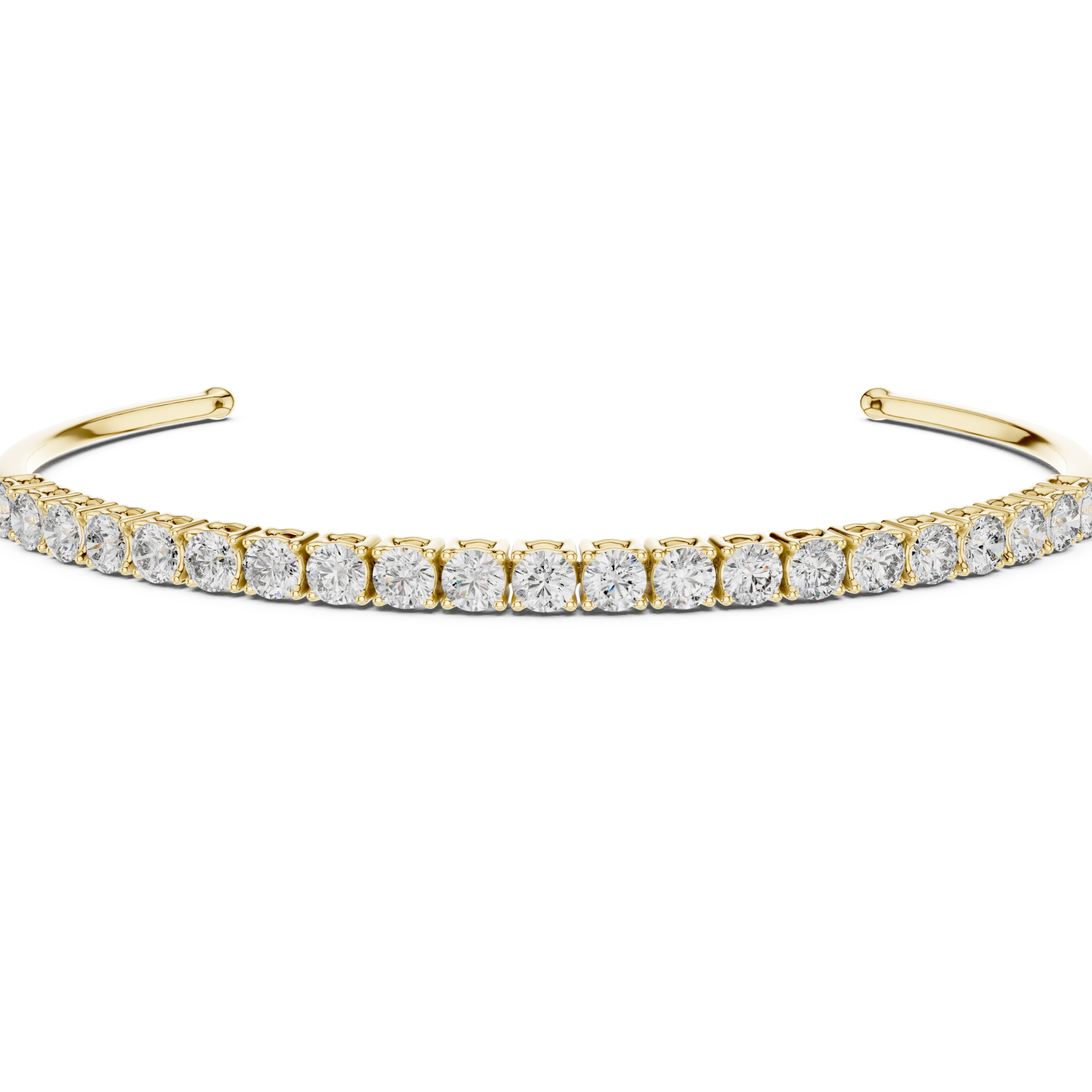 Luminous Petal Woven Arc Cuff