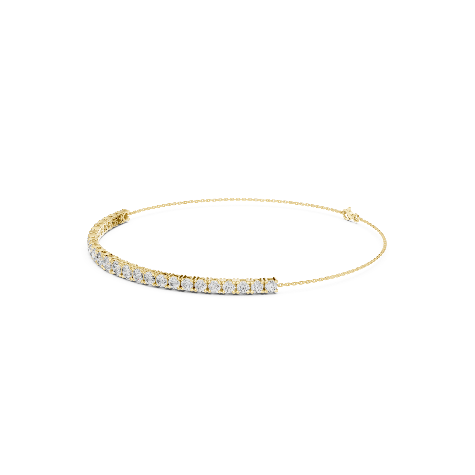 Lustrous Cascade Flexi Bracelet