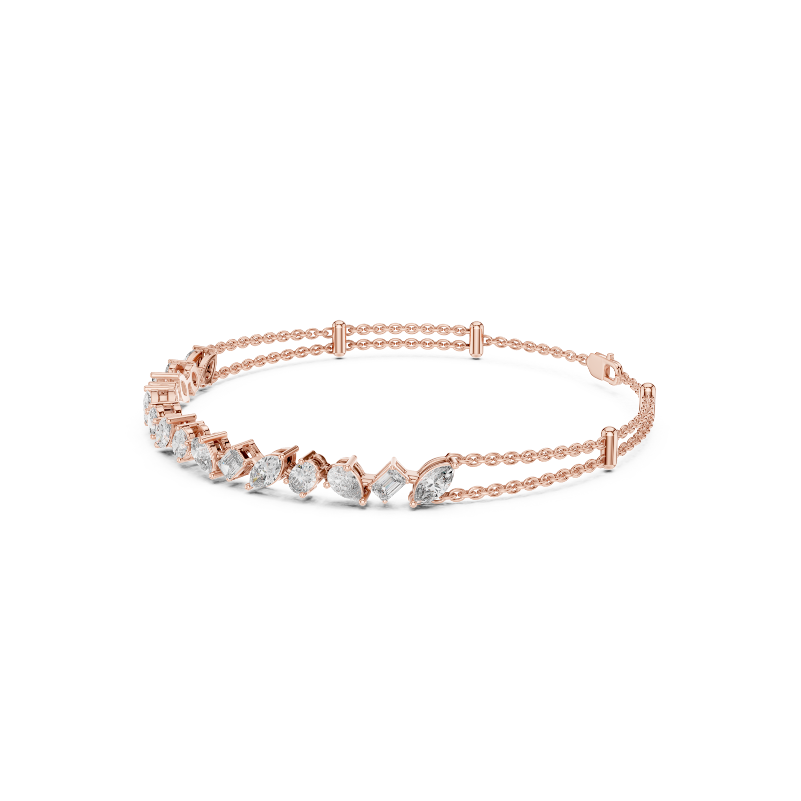 Timeless Whisper Adorned Radiance Bangle