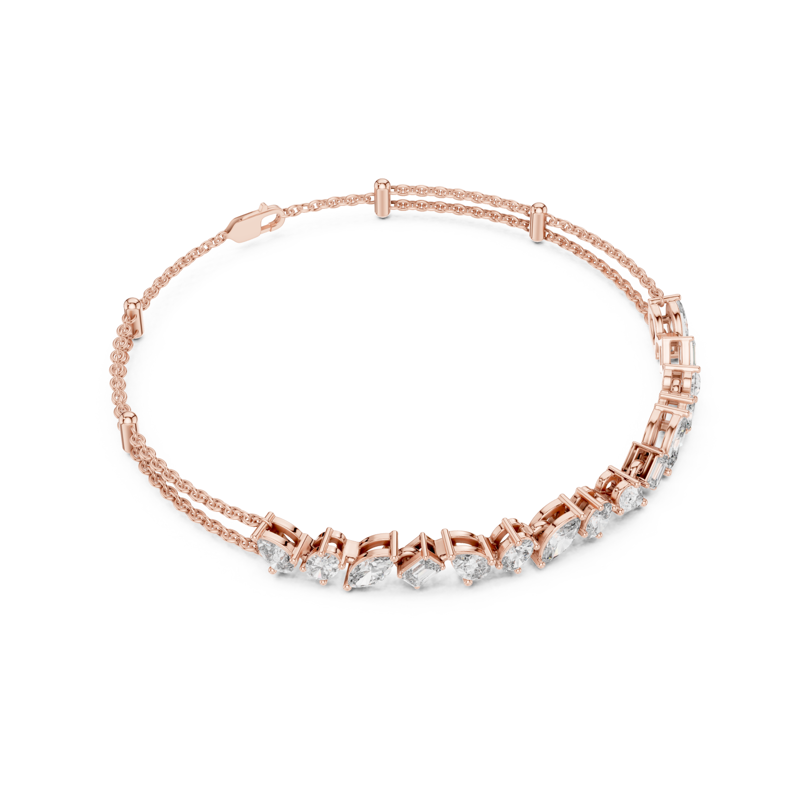Timeless Whisper Adorned Radiance Bangle