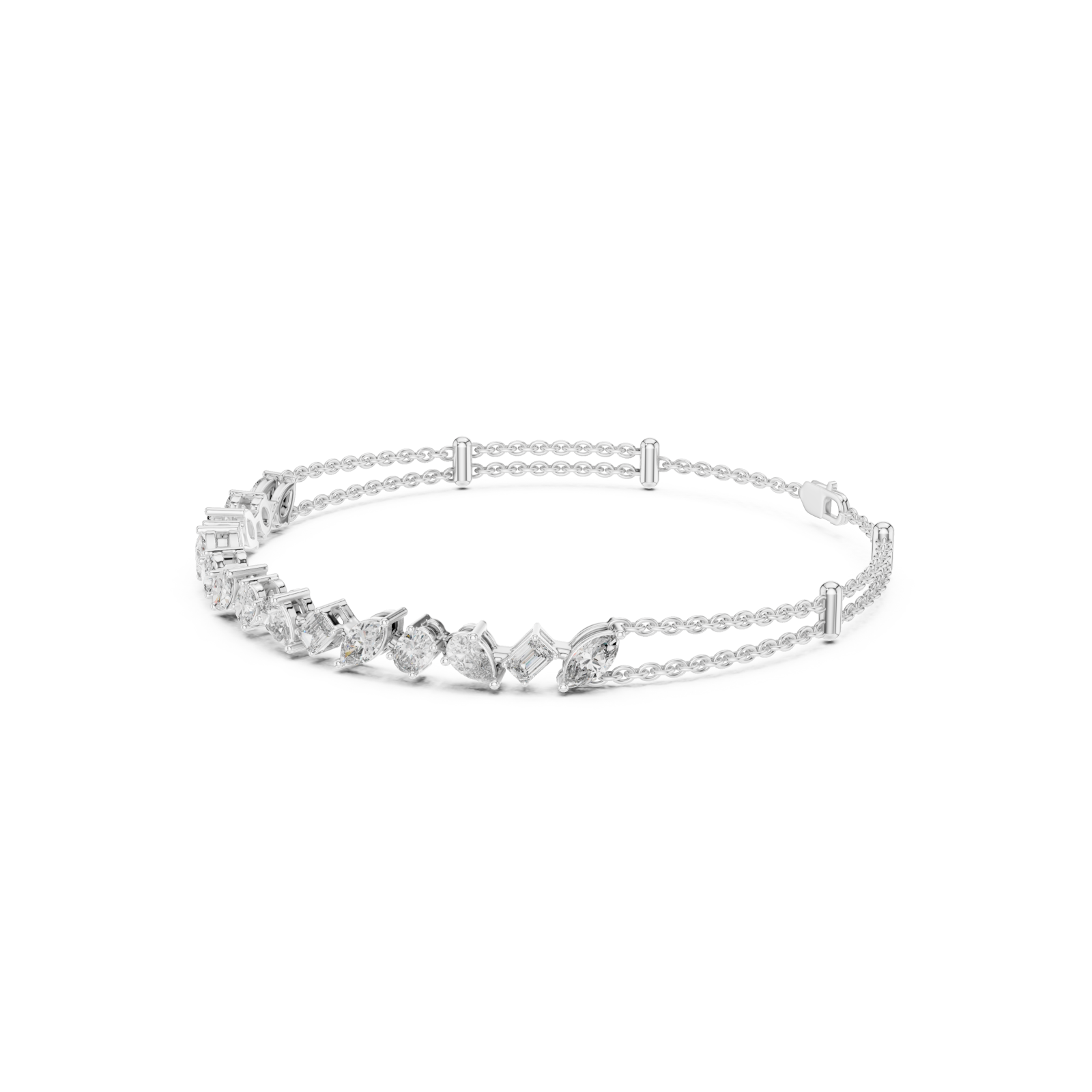 Timeless Whisper Adorned Radiance Bangle