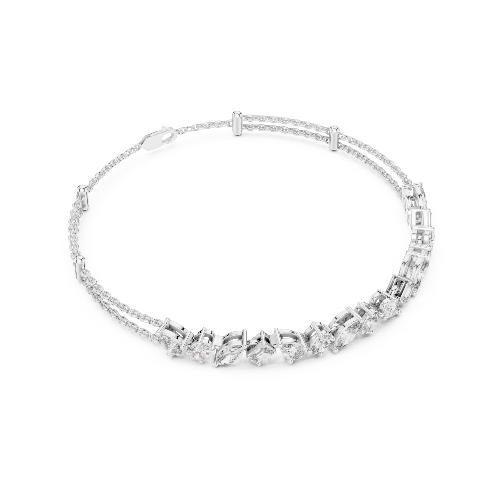 Timeless Whisper Adorned Radiance Bangle