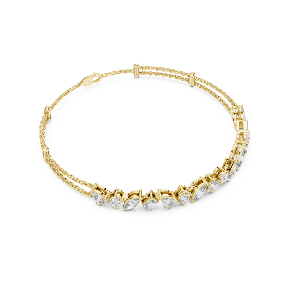 Timeless Whisper Adorned Radiance Bangle