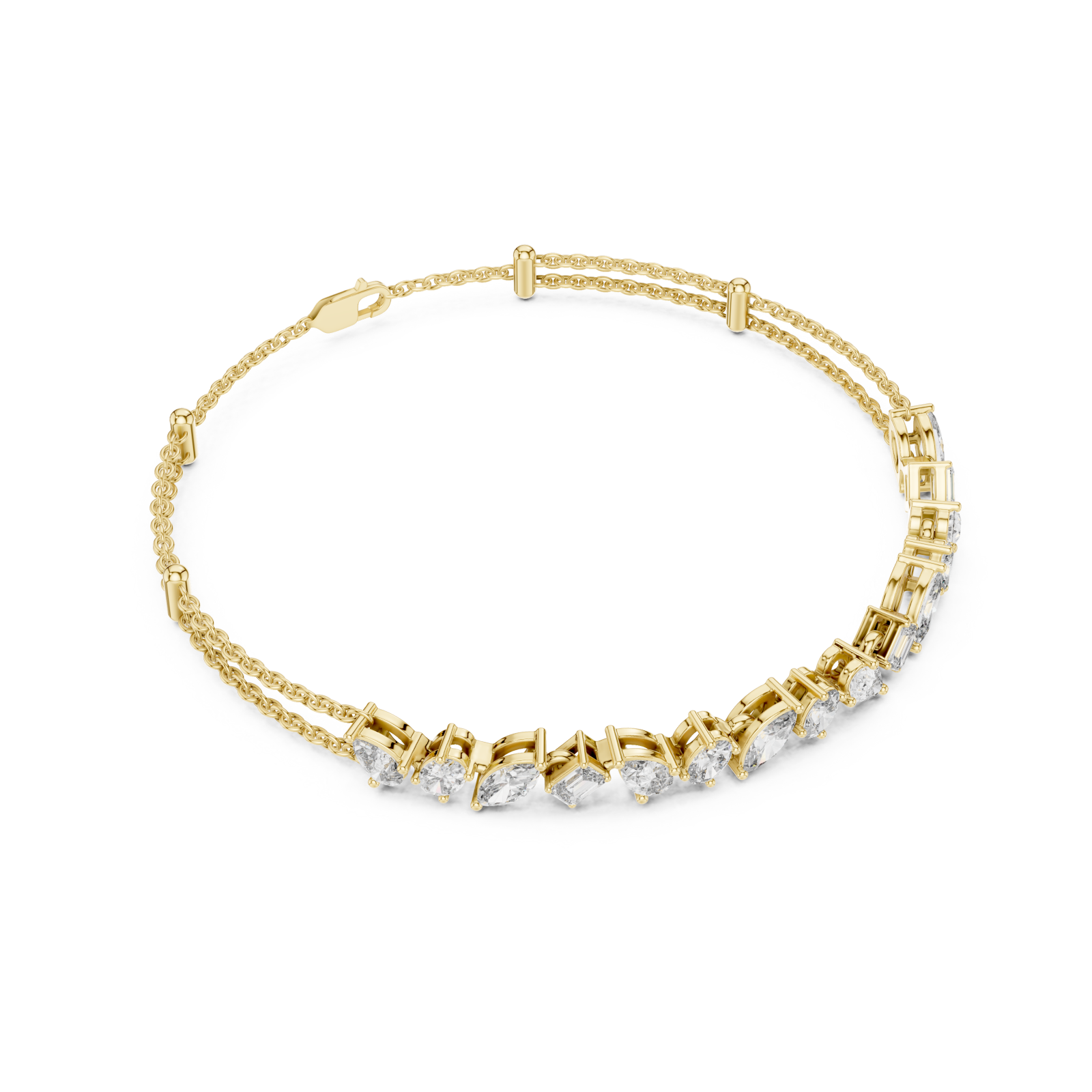 Timeless Whisper Adorned Radiance Bangle