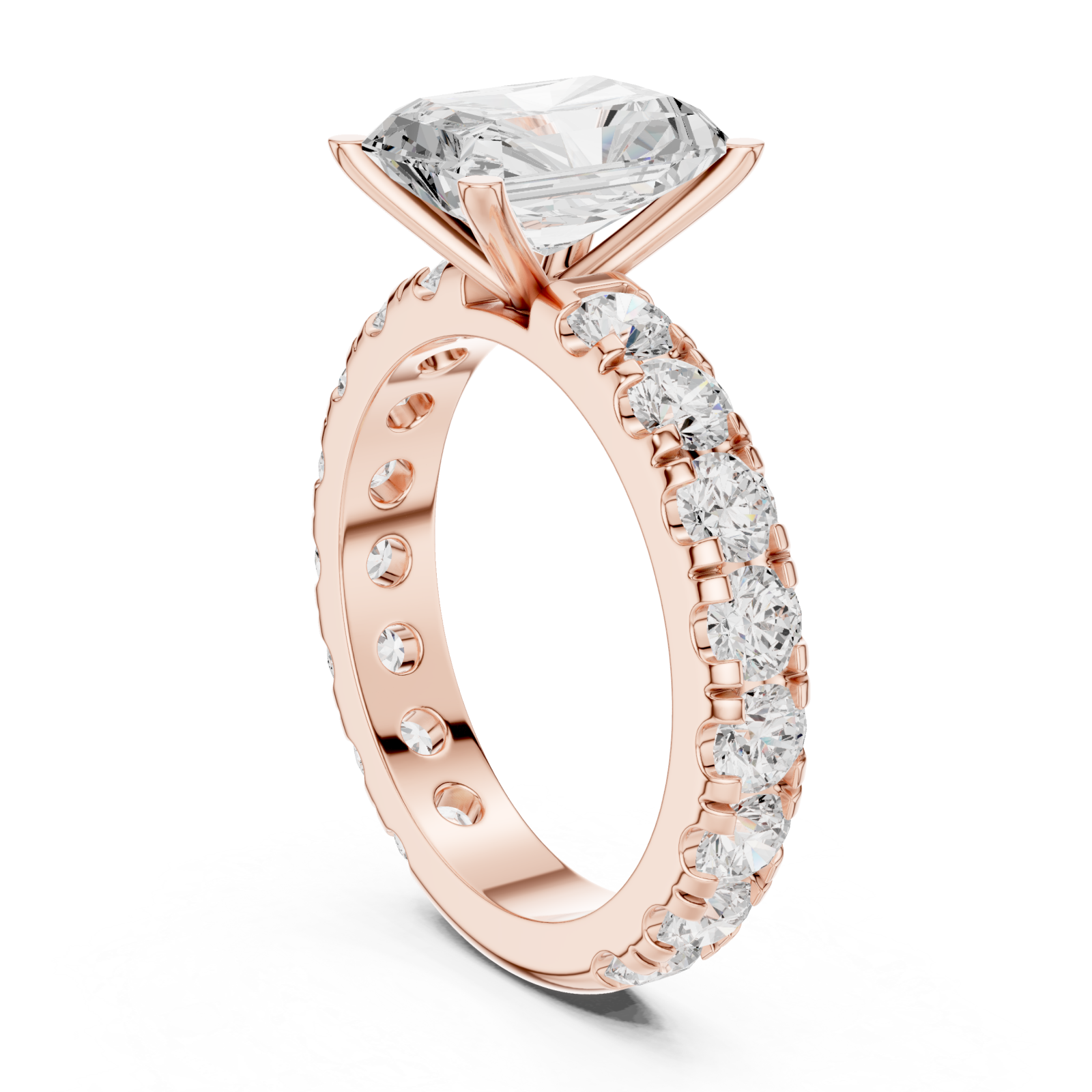  Rose Gold Celestial Moment Statement Ring Left View