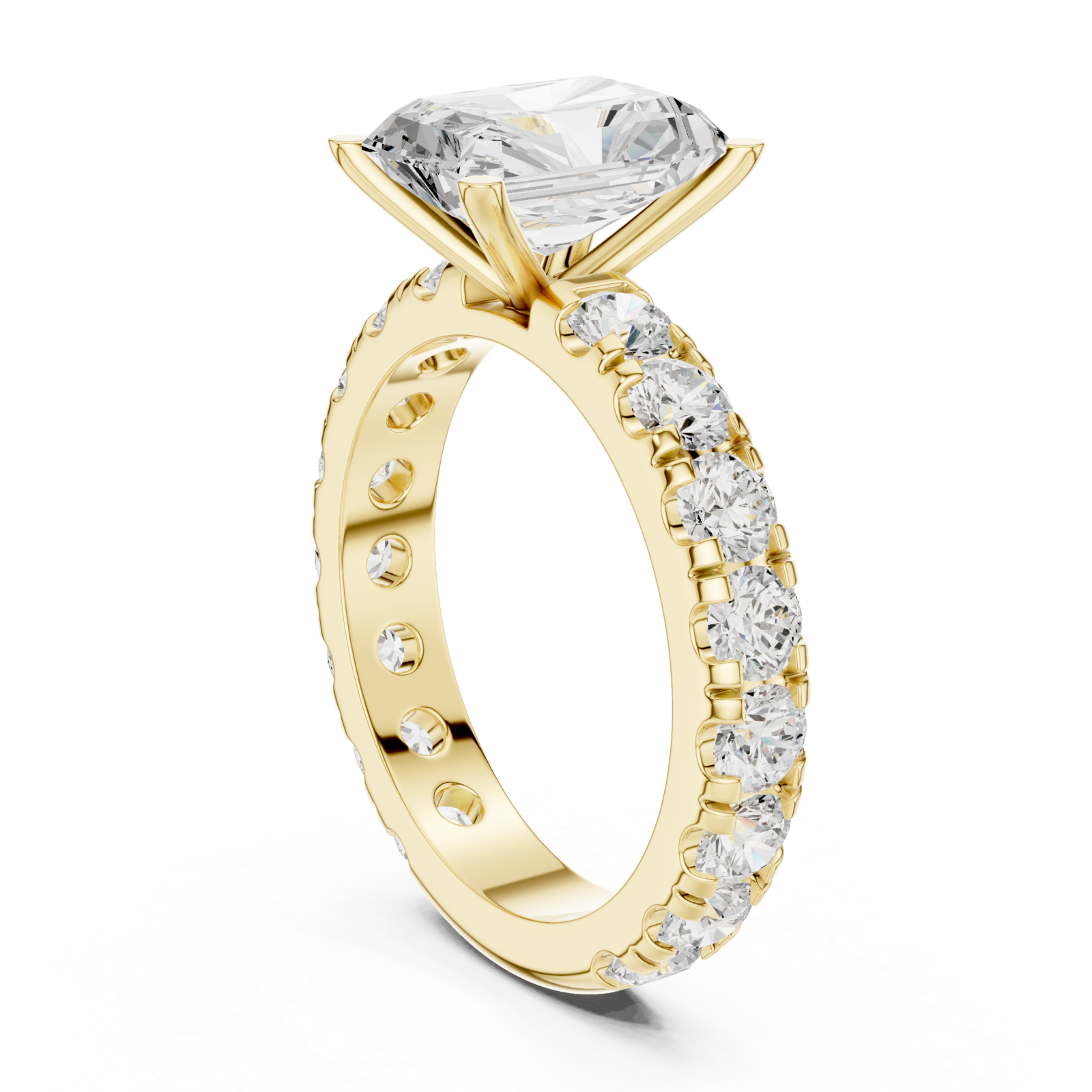  Gold Celestial Moment Statement Ring Left View
