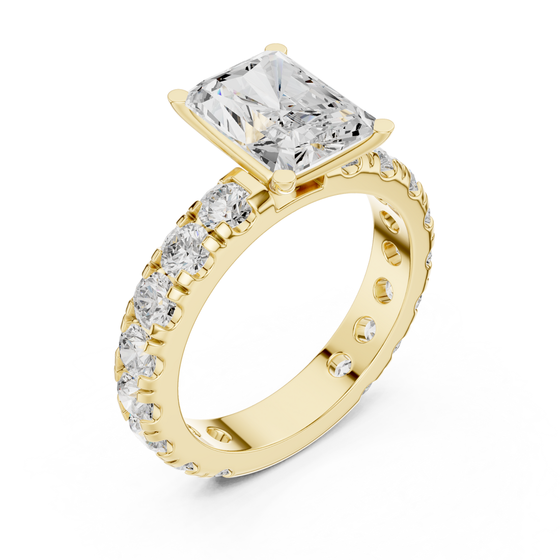 Gold Celestial Moment Statement Ring Right View