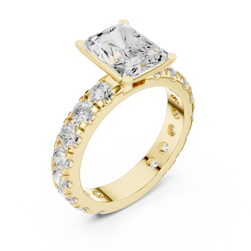 Gold Celestial Moment Statement Ring Right View