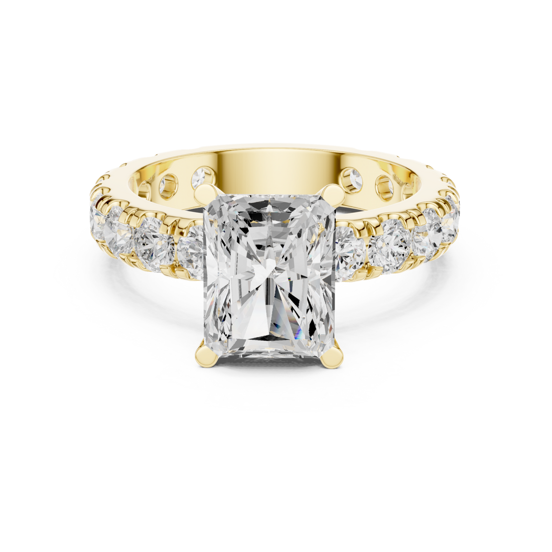 Gold Celestial Moment Statement Ring Right View