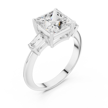  White Gold Starlit Grace Solitaire Band Right View