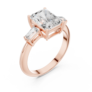  Rose Gold Verve Classic Artistry Engagement Ring Right View