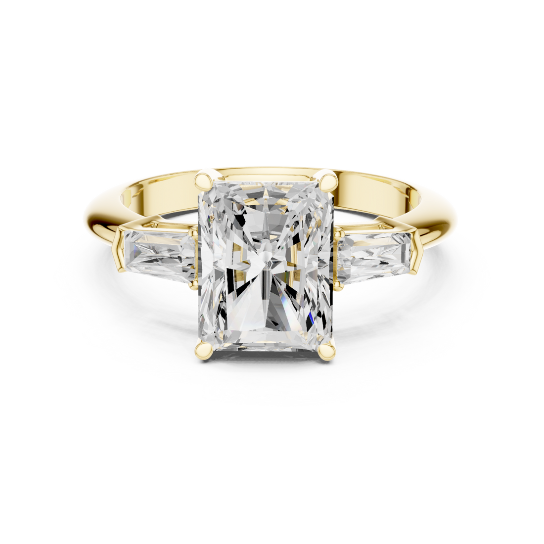 Gold Verve Classic Artistry Engagement Ring Right View