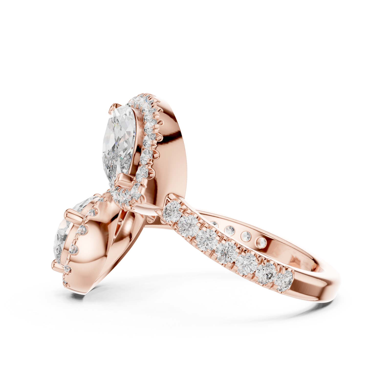  Rose Gold Infinite Grace Reverie Band Side View