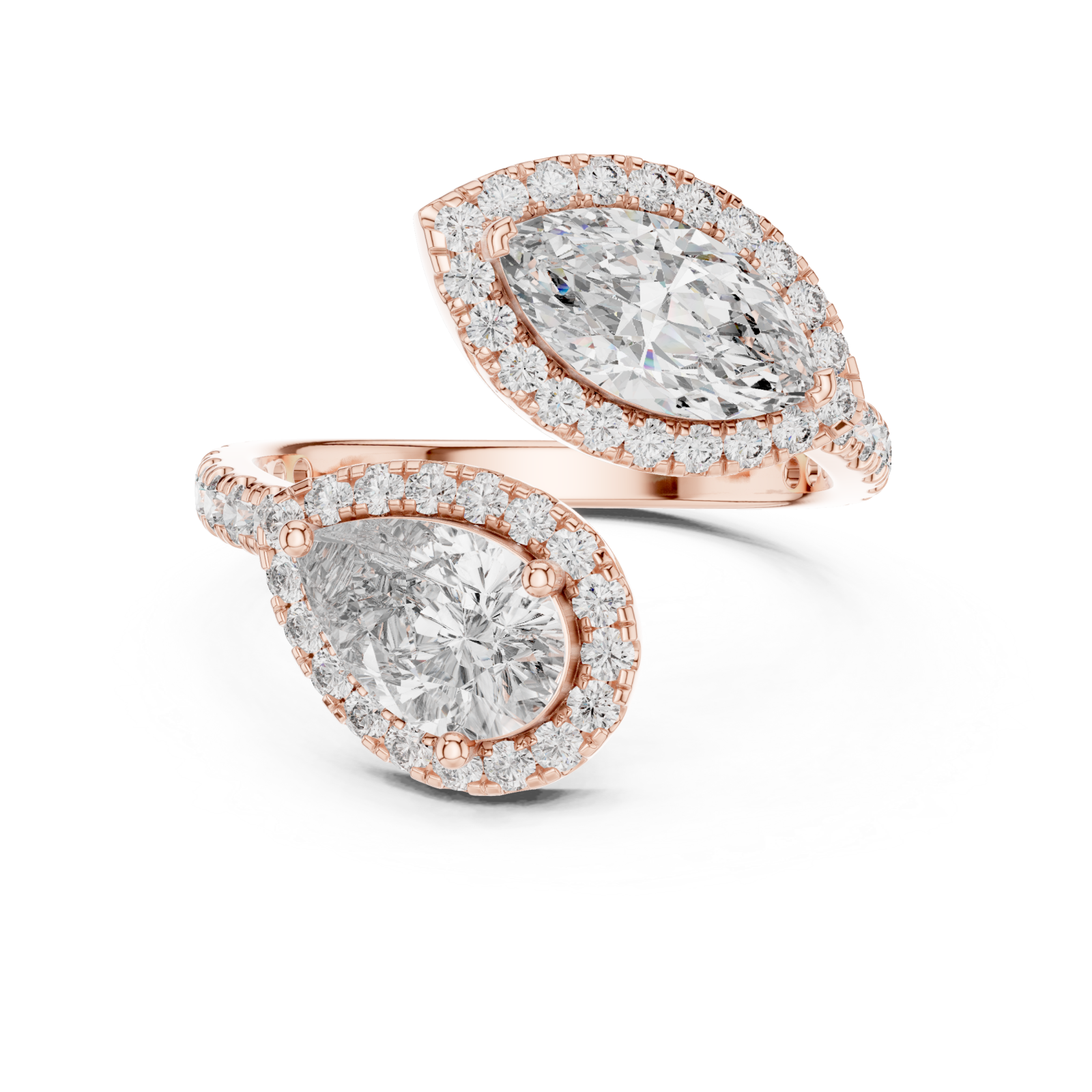  Rose Gold Infinite Grace Reverie Band Front View