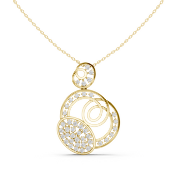 Gold Twilight Reverie Orbital Pendant Jewel Right View