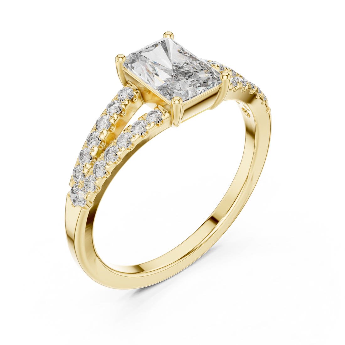 Gold Lumina Crest Boundless Promise Band Right View