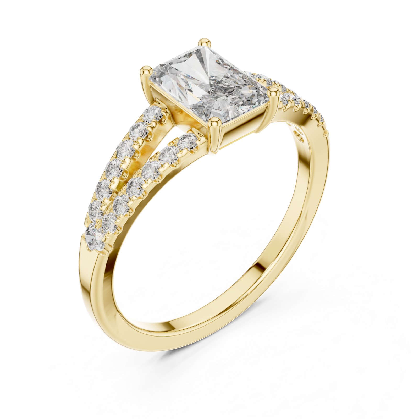 Gold Lumina Crest Boundless Promise Band Right View