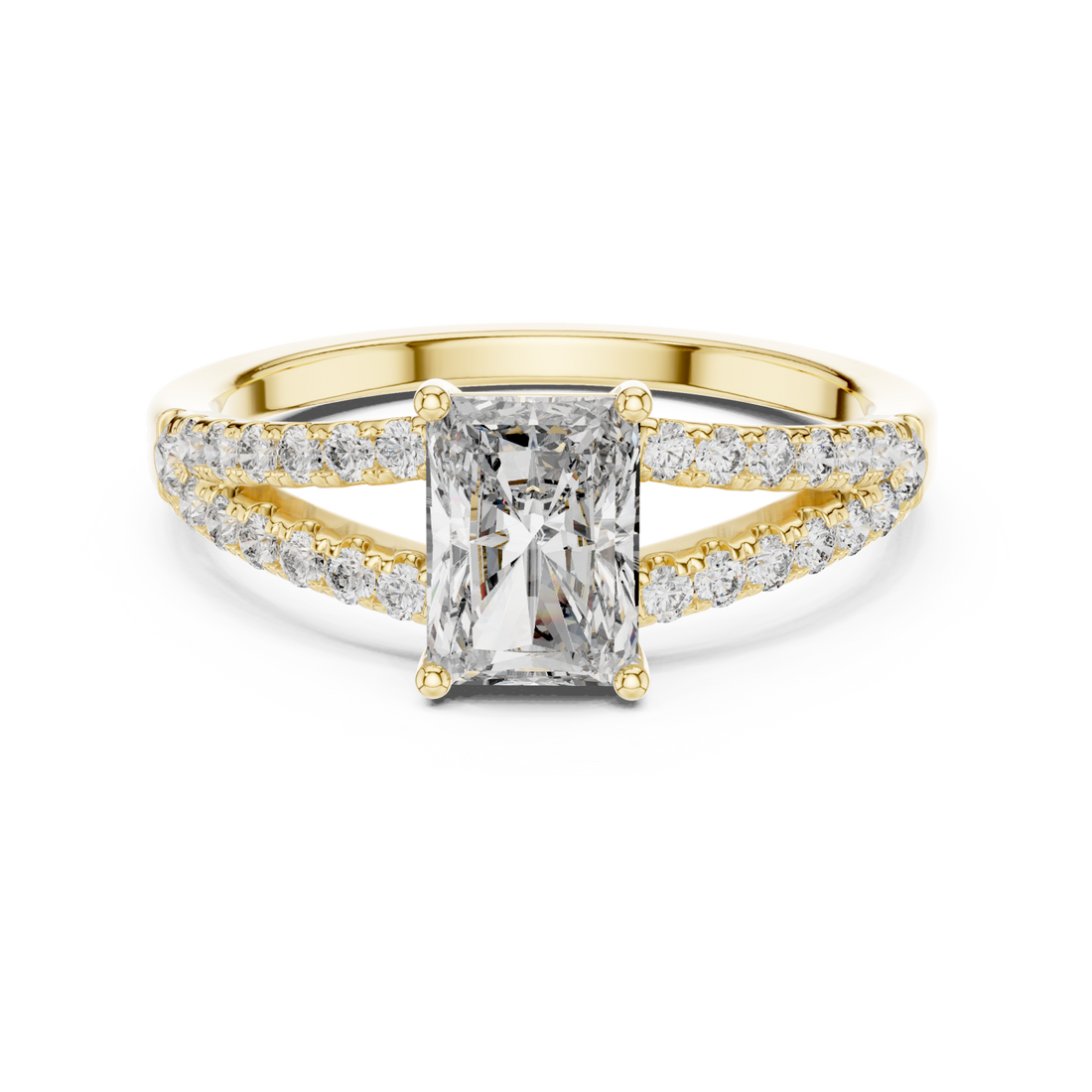 Gold Lumina Crest Boundless Promise Band Right View