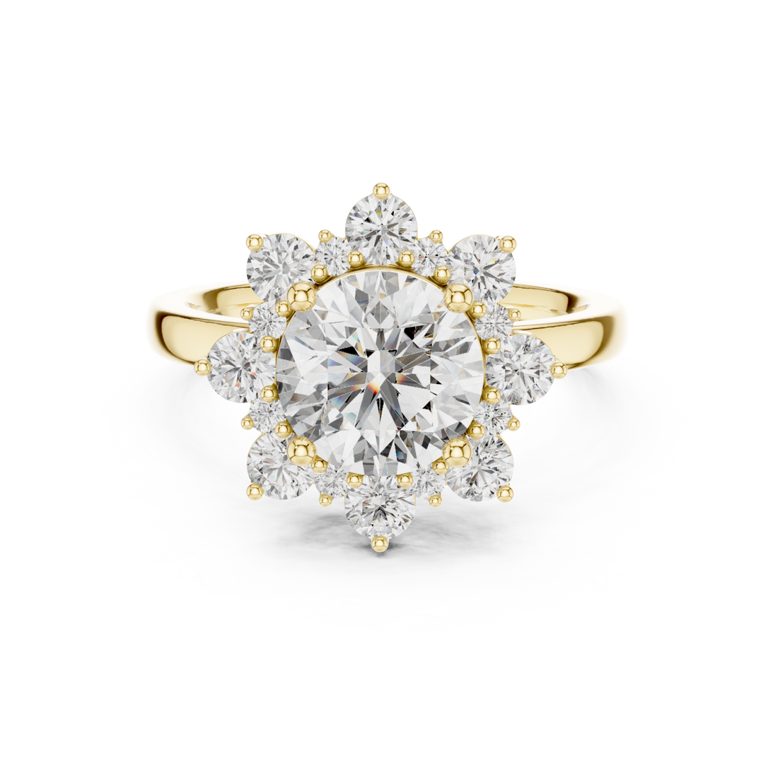 Gold Enchanted Morning Dew Band Right View