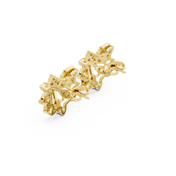 Gold Celestial Harmony Petite Studs Right View
