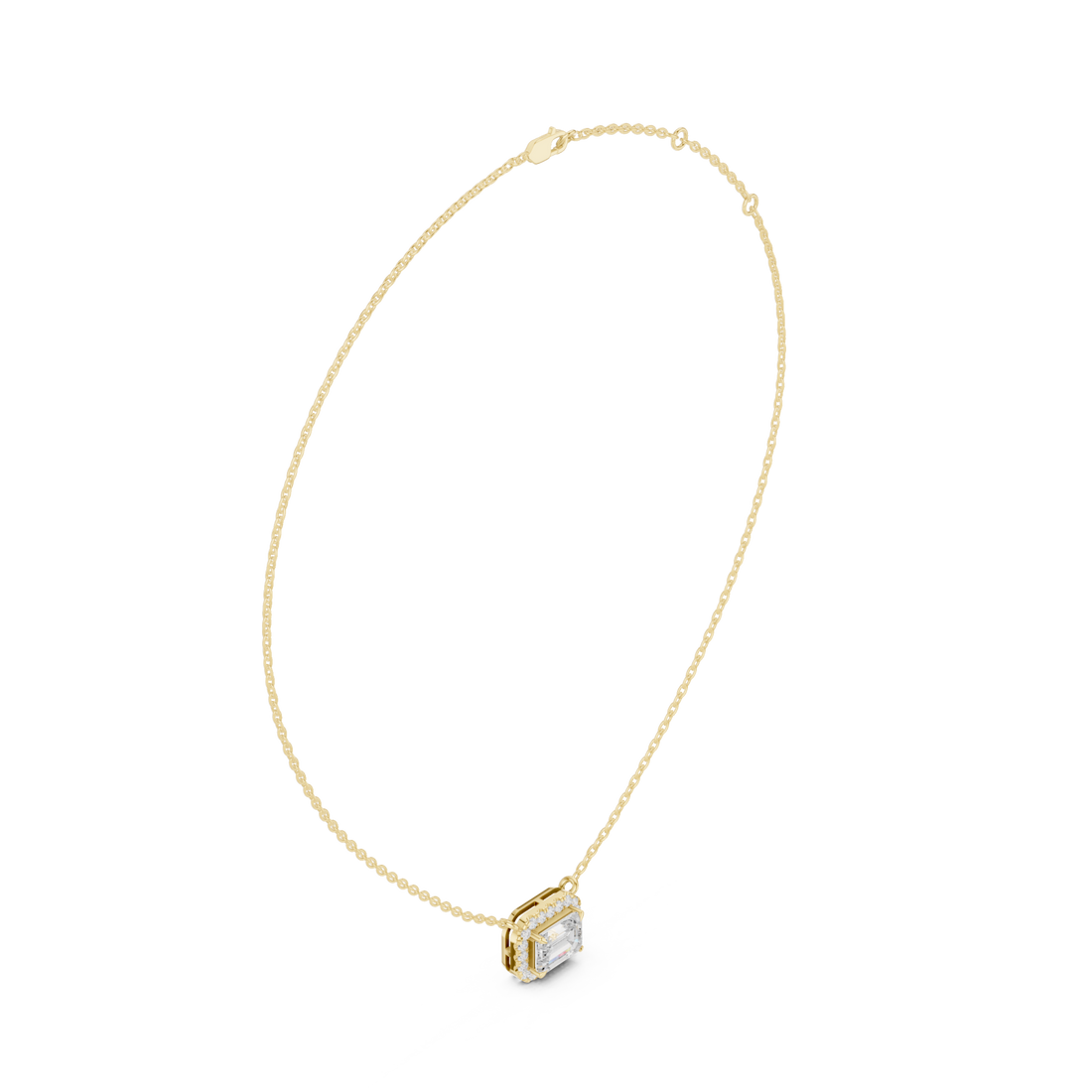  Gold Celestial Orbit Pendant Front View